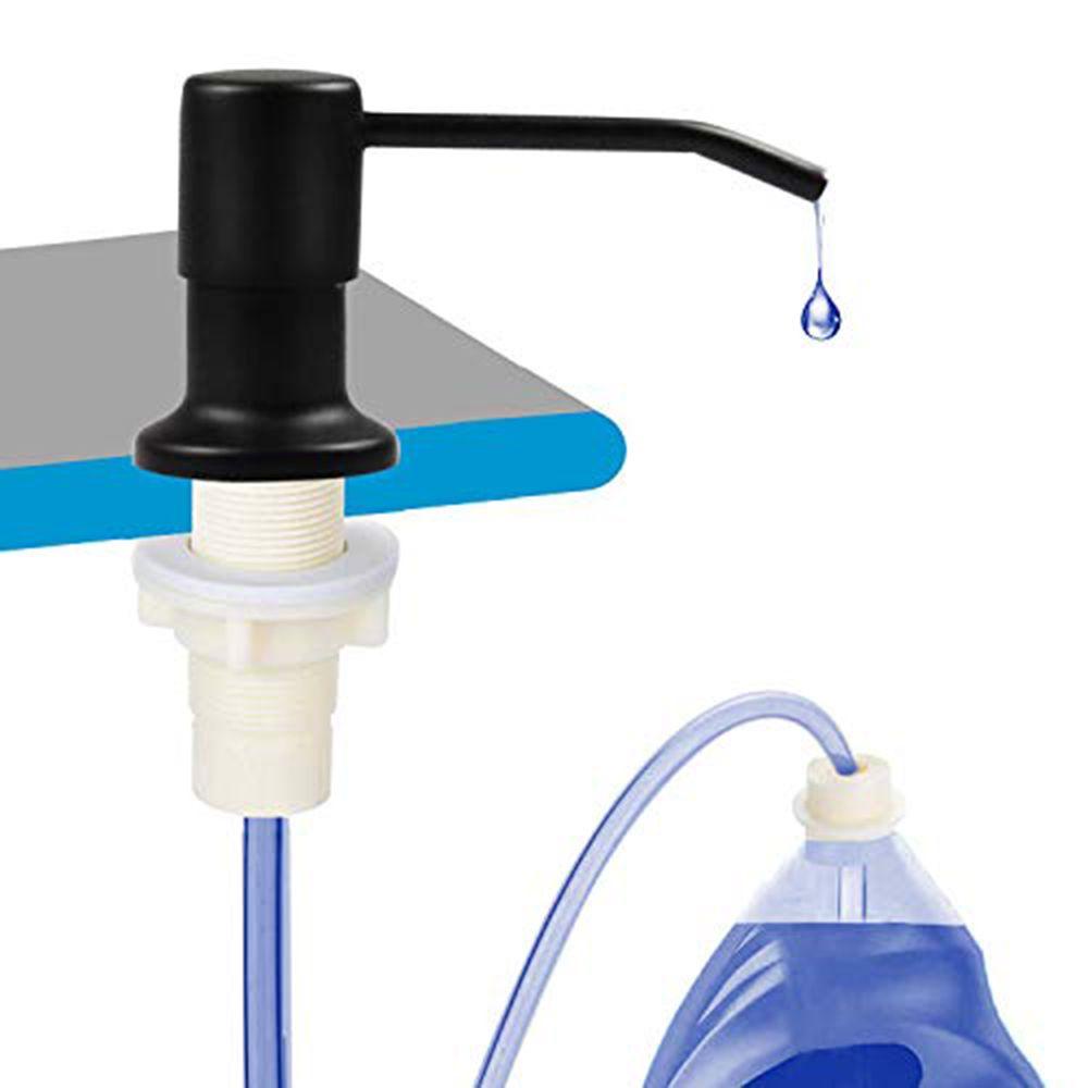 Bình Đựng Xà Phòng Dạng Lỏng Bằng Thép Không Gỉ Tiện Dụng Cho Nhà Bếp/ Phòng Tắm