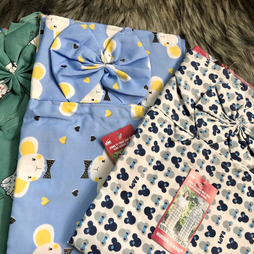 Váy chống nắng vải KATE 2 lớp dày, không xù