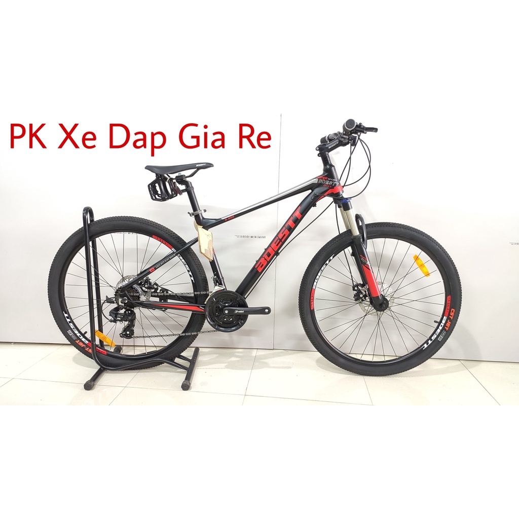 Xe đạp địa hình BDESTT B-800 bánh 27.5 inch, Khung nhôm 6061 không mối hàn, Bộ đề Shimano 3x8 (24 tốc độ), Xe mới
