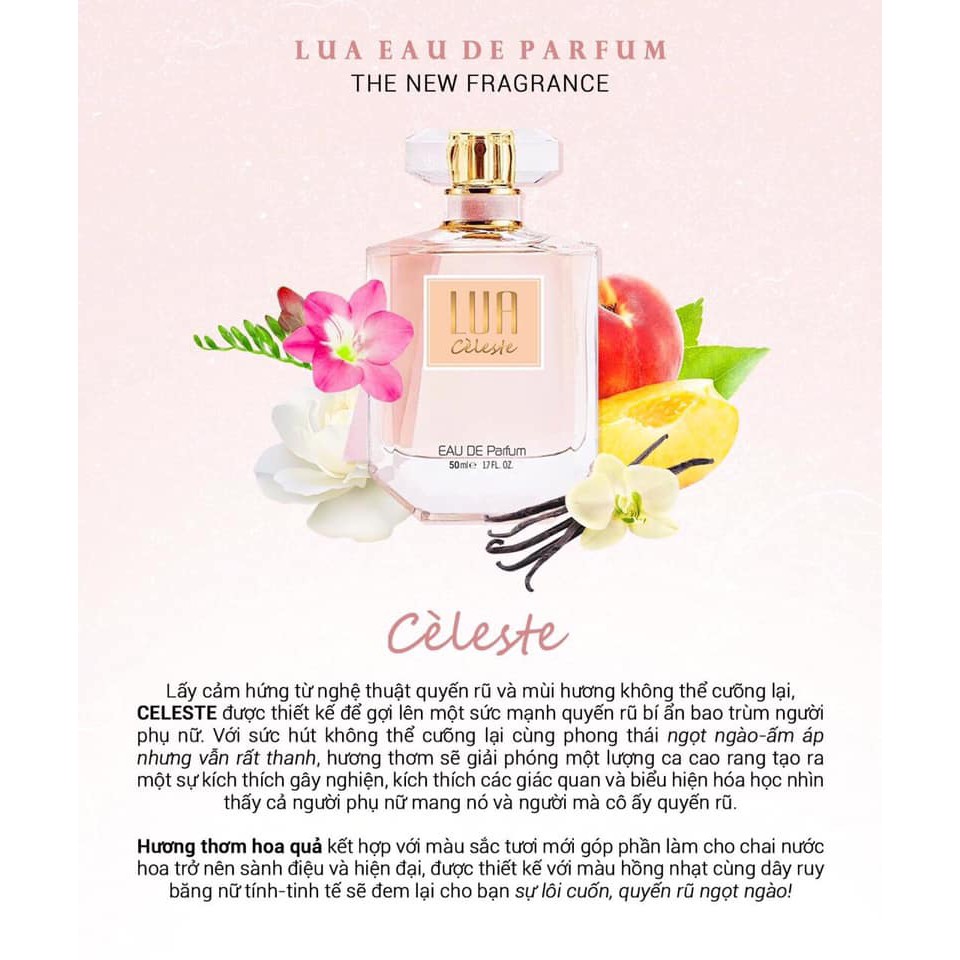 [ Chính Hãng 100% ] Nước hoa lua Celeste 50ml | BigBuy360 - bigbuy360.vn