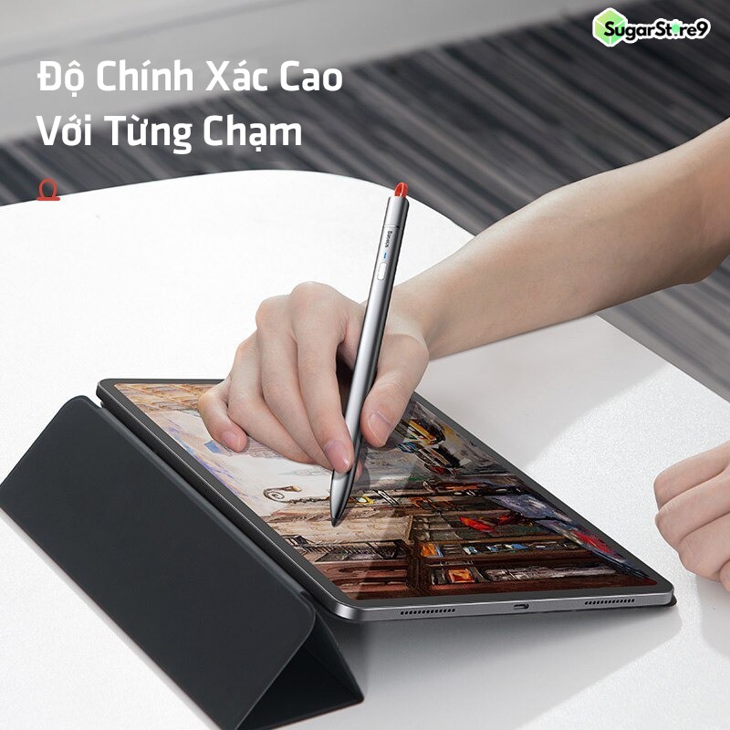 Bút Cảm Ứng Baseus Apple Active Stylus Đa Năng Cho Cho Ipad Pro Air Cho Apple iPad Pencil 2