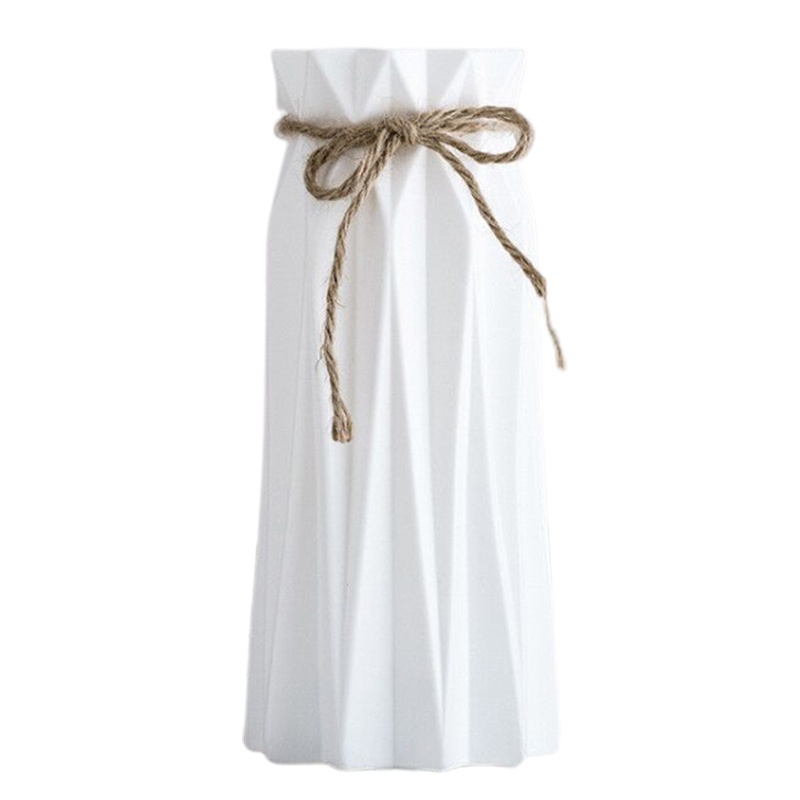 Chậu Hoa Bằng Nhựa Giả Gốm Sứ Phong Cách Bắc Âu Hiện Đại QJ