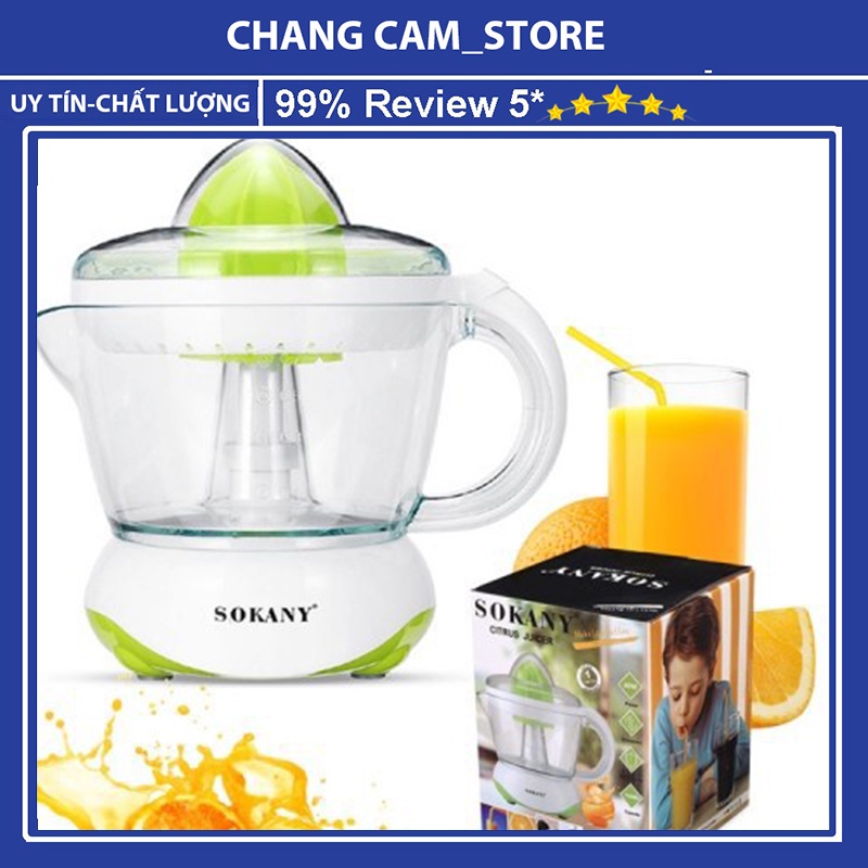 Máy vắt cam Sokany Đa Năng, vắt cam tự động xoay ép 2 chiều, nhỏ gọn,
