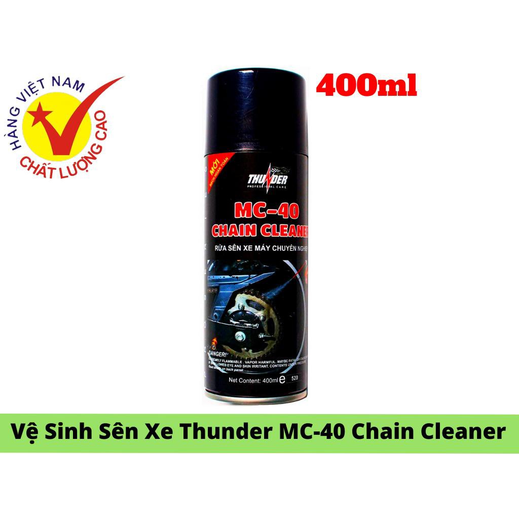 Dung Dịch Vệ Sinh Rửa Sên Xe Thunder MC-40 Chain Cleaner 400ml