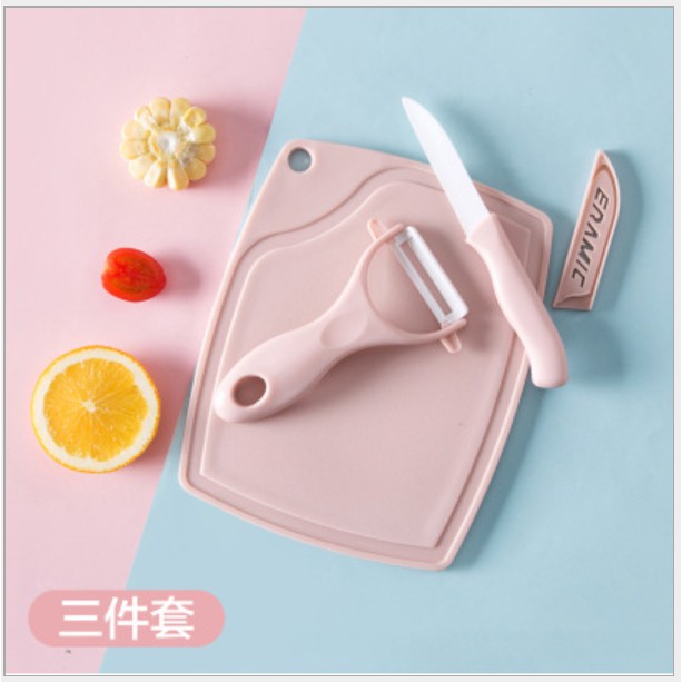Bộ dao nạo thớt phủ ceramic cho bé tự lập