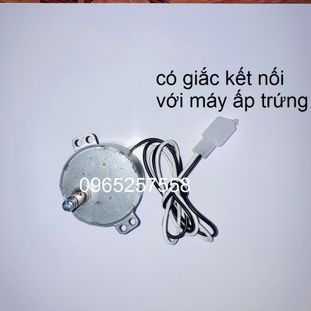 Motor quay chậm, giảm tốc, dùng cho máy ấp trứng, lò nướng, quạt