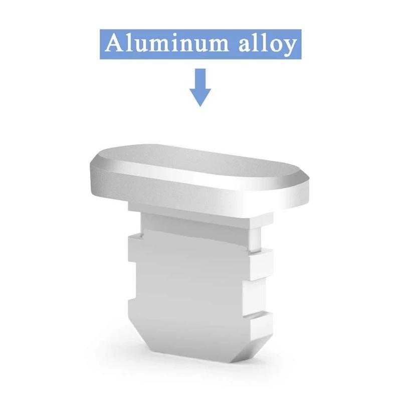 Nút Kim Loại Chống Bụi Cổng Sạc USB Thông Dụng Cho iPhone Series