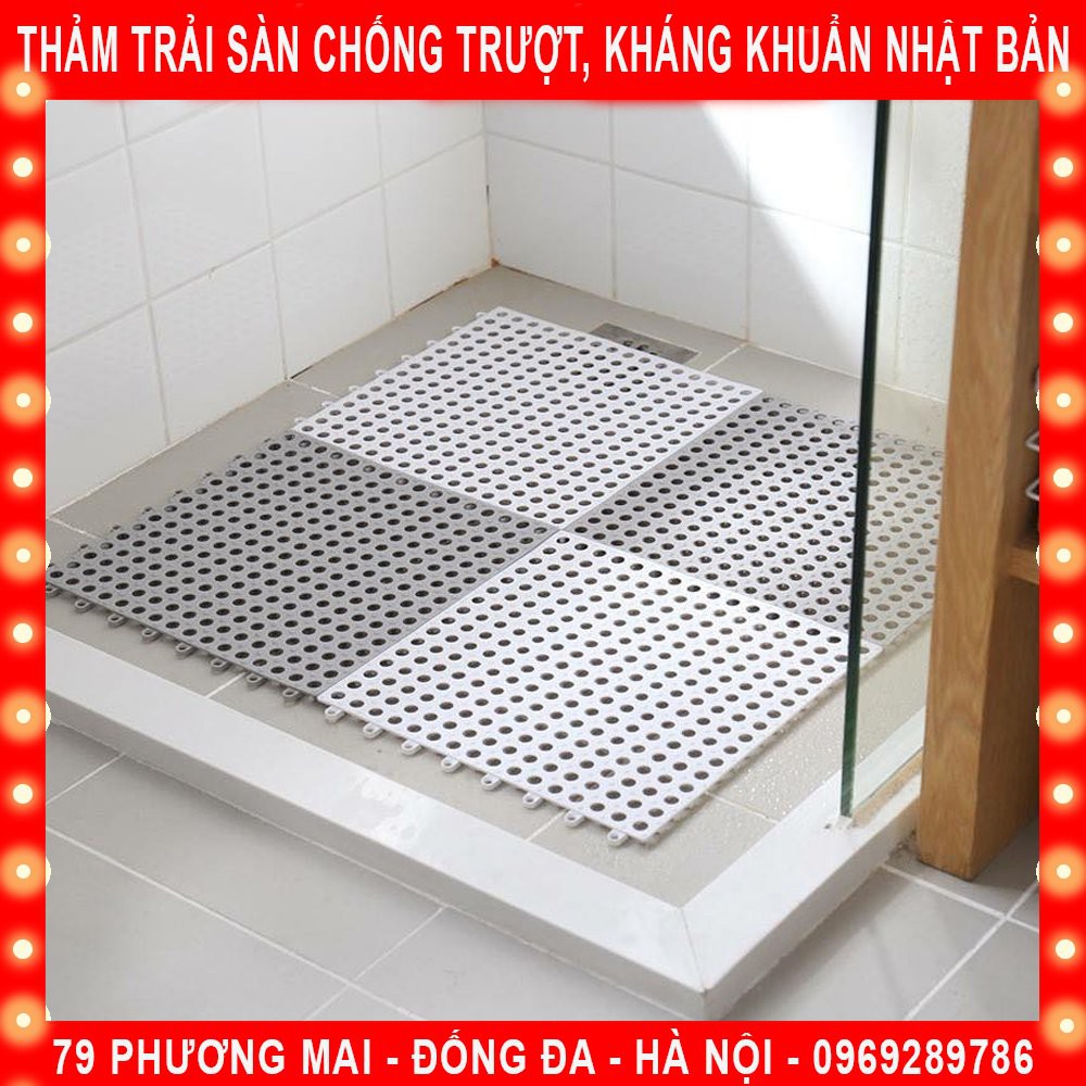 Thảm Trải Sàn Bằng Nhựa Chống Trơn Trượt Kích Cỡ 30x30cm