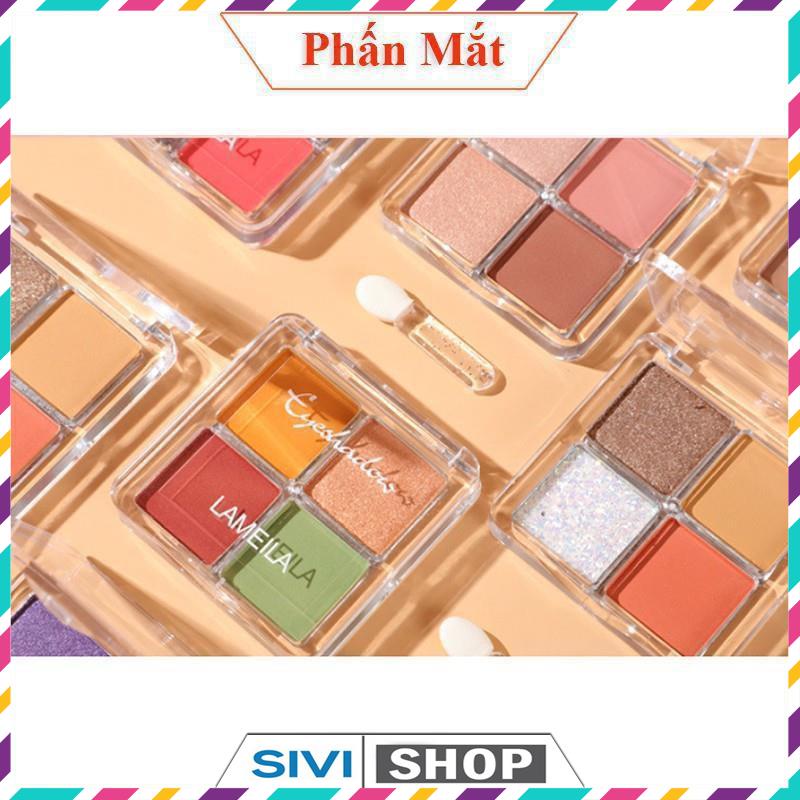 Bảng phấn mắt Lameila 4 ô màu