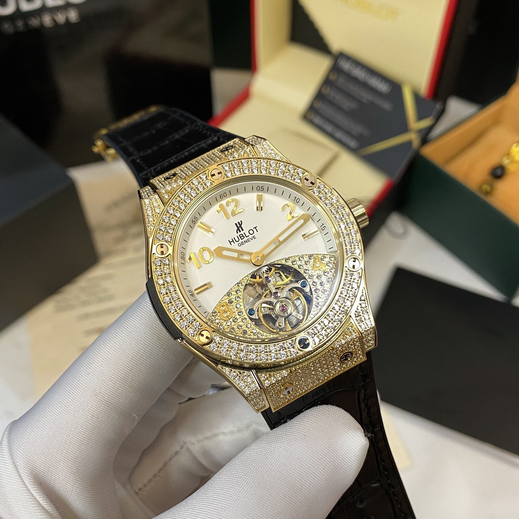 nam nước [Máy cơ] Đồng hồ nam Hublot bản siêu cấp - Chống xước nước Bảo hành 24 tháng DH9001