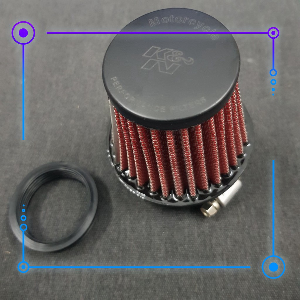 LỌC GIÓ TRỤ HIỆU KN CHO XE MÁY --- .TĂNG NỘI LỰC XE MẠNH NHƯ SIÊU ANH HÙNG .