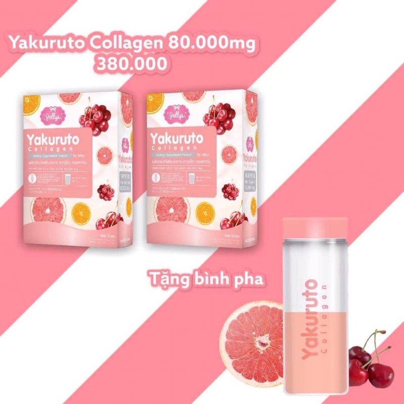 COLLAGEN UỐNG YAKURUTO - Trắng da thon dáng