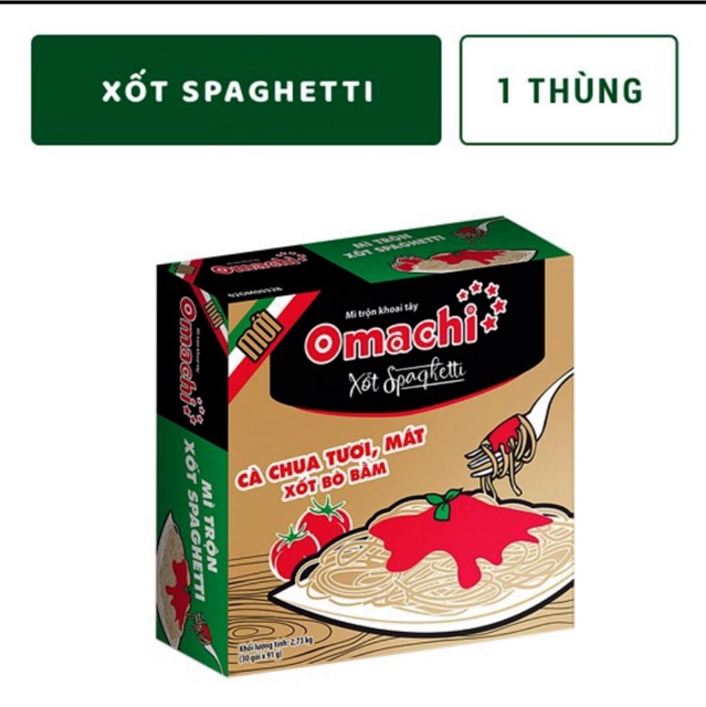 THÙNG MÌ KHOAI TÂY OMACHI XỐT BÒ HẦM, SƯỜN HẦM NGŨ QUẢ, XỐT SPAGETTI