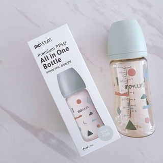 Bình sữa moyuum ppsu mây xanh chính hãng hàn quốc 170ml -270ml