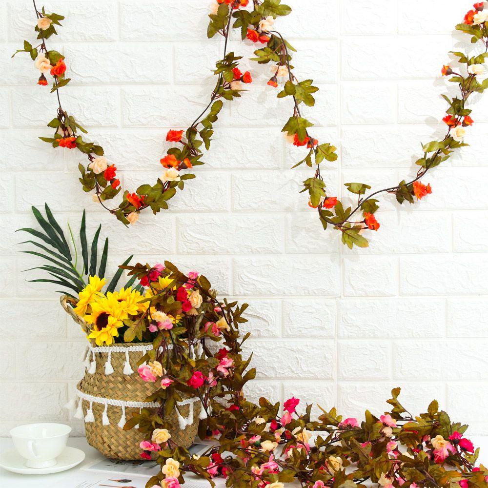 Dây Hoa Hồng Giả Trang Trí Đám Cưới Dài 2.3M