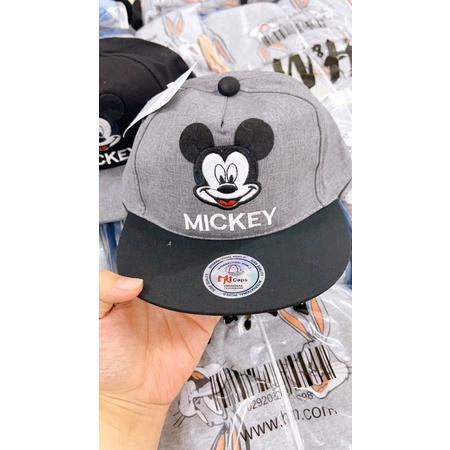 [Mã FAMARAL2 giảm 10K đơn 50K] MŨ LƯỠI TRAI MICKEY/ BATMAN CHO BÉ