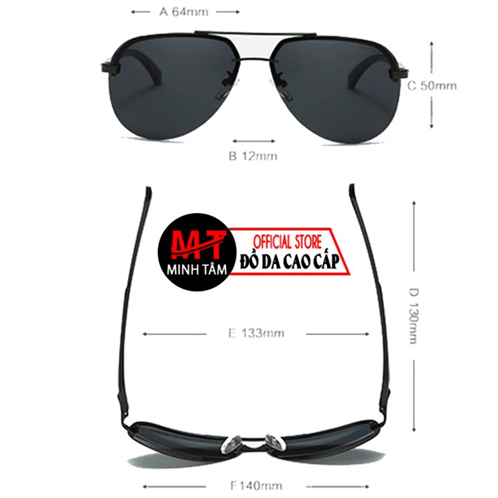 Mắt kính Minh Tâm thời trang phân cực Unisex MT143 , đen hoặc vàng | BigBuy360 - bigbuy360.vn
