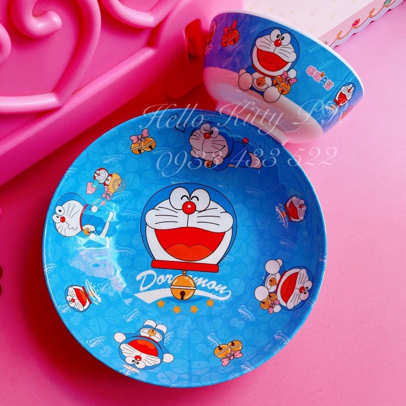 Dĩa lòng sâu Hello Kitty - Doremon Doraemon