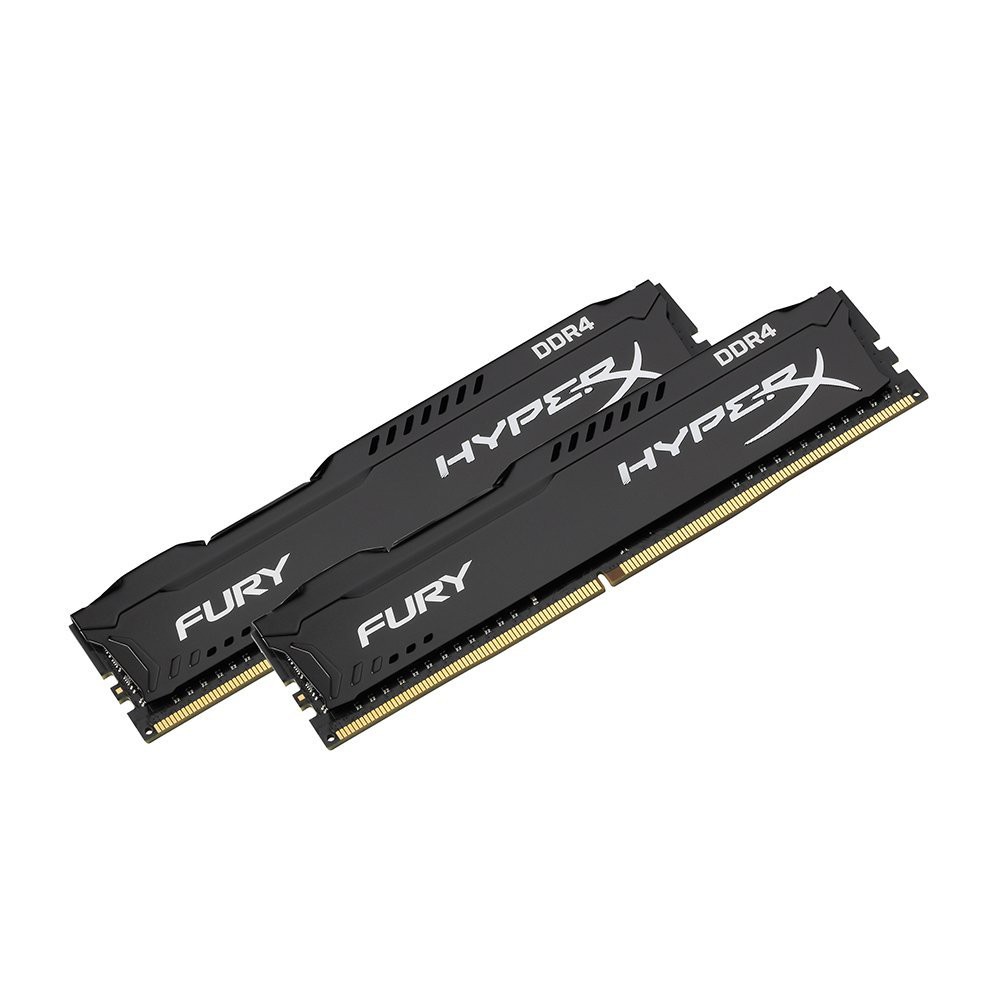 Ram PC Kingston HyperX Fury Black 8GB Bus 2400 DDR4 hàng nhập khẩu bảo hành 36 tháng