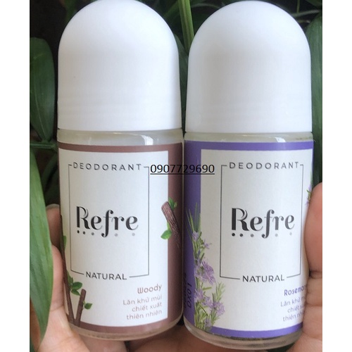 Lăn Khử Mùi Refre Natural Rosemary Hương thảo 40ml