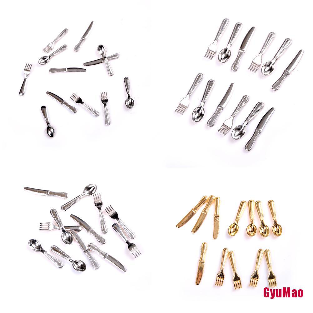 Bộ 12 Dụng Cụ Sửa Chữa Và Nĩa Mini Dành Cho Nhà Búp Bê