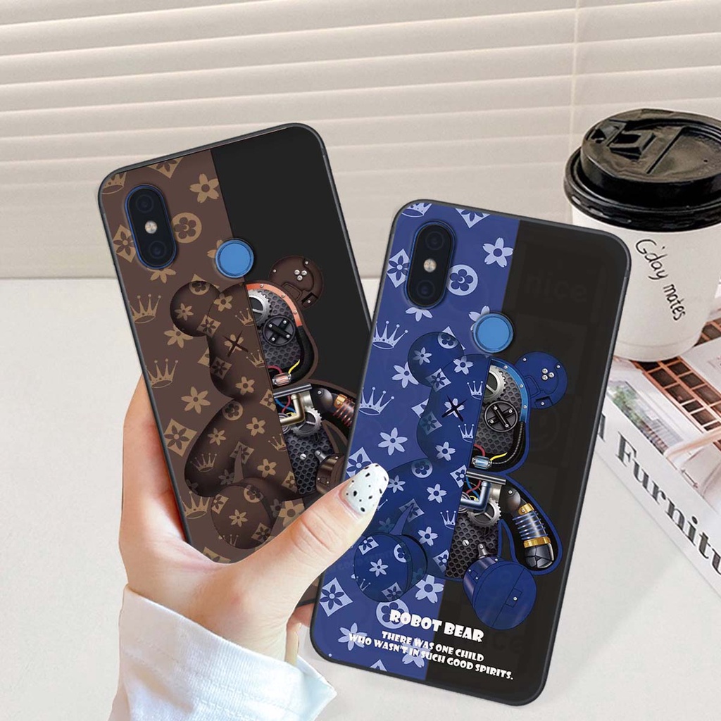 Ốp lưng Xiaomi Mi 8 hình thương hiệu, thời trang, cute, đáng yêu