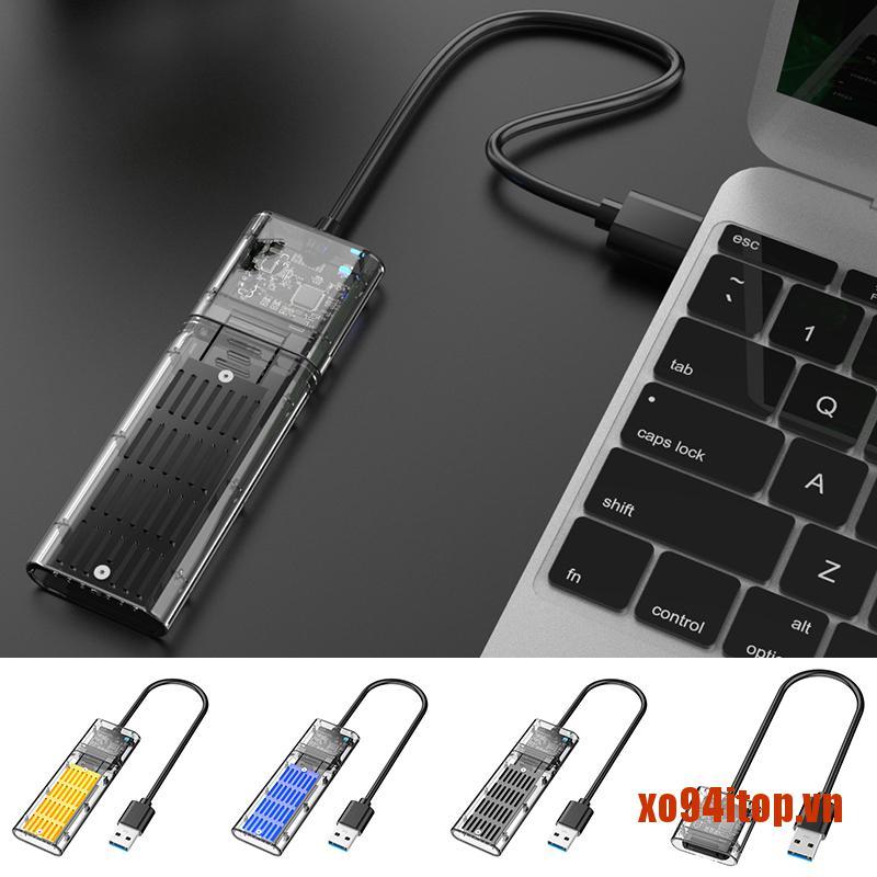 Bộ Chuyển Đổi M2 Ssd Case Sata Chassis M.2 Sang Usb 3.0 Ssd Adapter For Ngff Sata / B