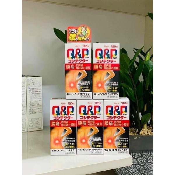 Viên uống  cải thiện đau lưng Q&P QP kowa Nhật Bản 60/120 viên hàng chính hãng bn