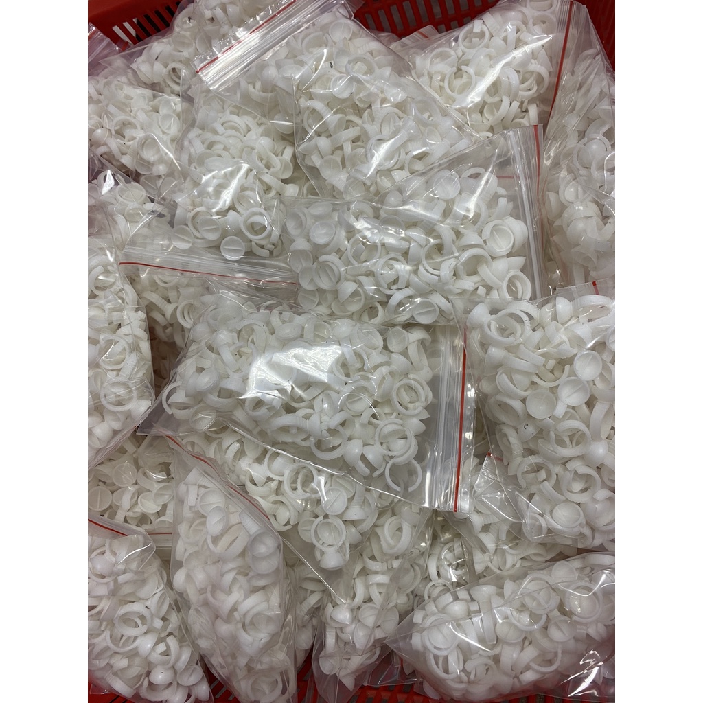 Nhẫn đỗ keo nối mi ( túi 100 cái-50-25)- tạo fan - dụng cụ nối mi