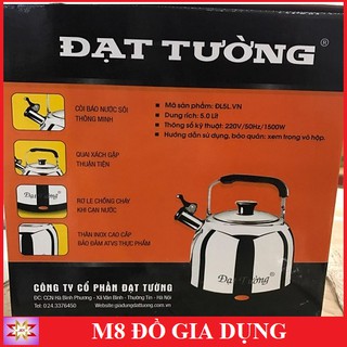 Ấm đun siêu tốc Đạt Tường 5L Đế Liền - m8 đồ gia dụng