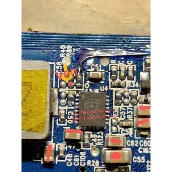 Ic cho loa LG PK3 boost SCT12A0 SCT 12A0, sạc mp2617 2617b, tas5751 5751m, a64215, mạch sạc pk3