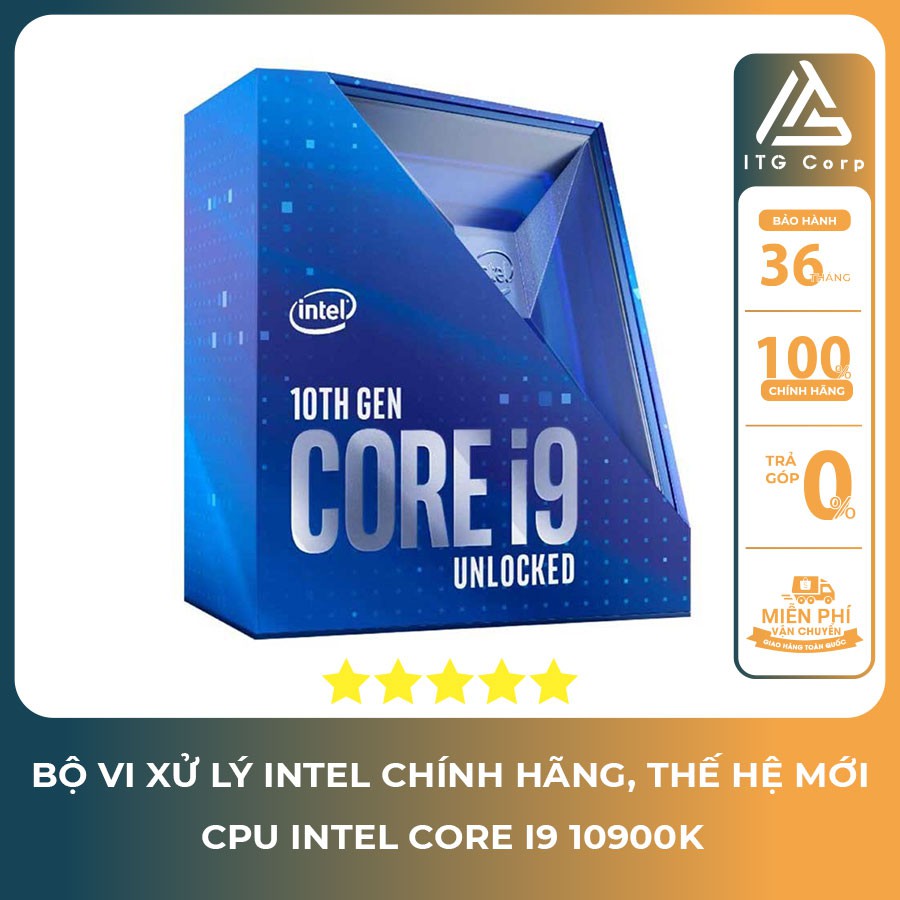 CPU Intel Core i9 10900K Box Nhập Khẩu - Hàng Chính Hãng