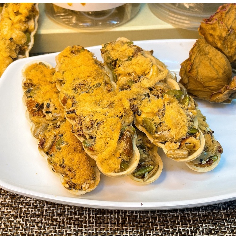 Bánh Thuyền Mix Hạt Dinh Dưỡng Chà Bông YOLOFOOD 100g-250G Đồ Ăn Vặt Healthy ngon chất lượng ATVSTP