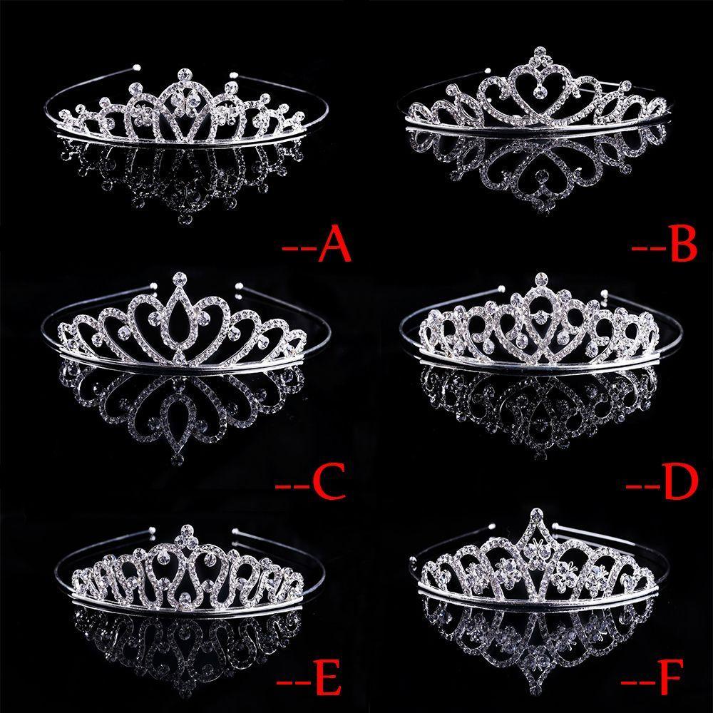 LILYES Vương Miện Cài Tóc Đính Đá Pha Lê Hình Trái Tim Thời Trang Chất Lượng Cao Cho Cô Dâu