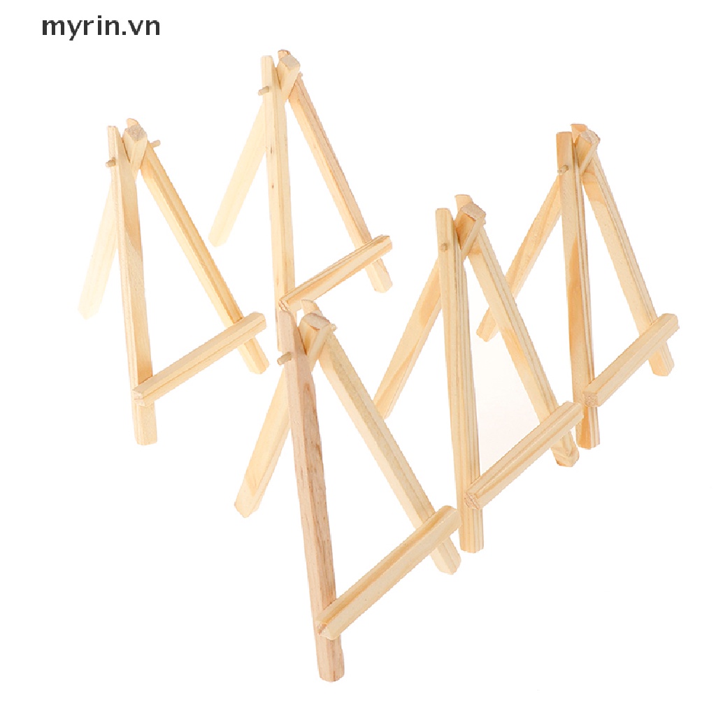 Set 5 Giá Đỡ Trưng Bày Thẻ Bằng Gỗ Dùng Cho Họa Sĩ / Bàn Tiệc Cưới