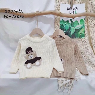 Áo len gấu cho bé trai,gái phong cách hàn quốc cực xinh