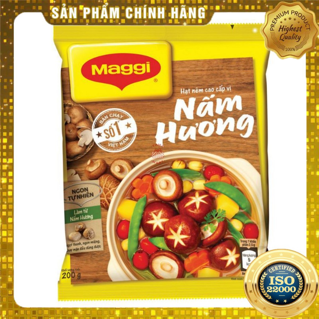 [ Yams Mart ] Hạt Nêm Maggi Nấm Hương 200G