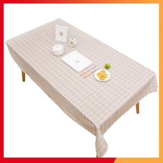 Khăn Trải Bàn chống thấm, chống bẩn PEVA caro - khăn làm phông nền chụp ảnh decor