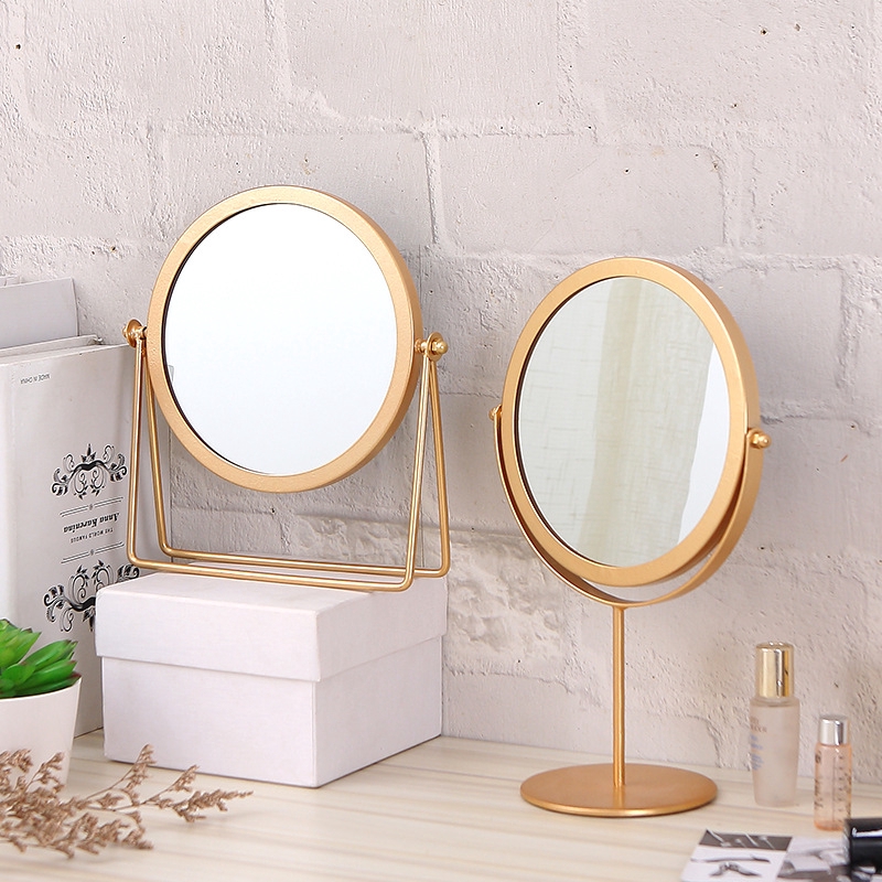 Gương Trang Điểm Để Bàn Có Thể Xoay Được Phong Cách Bắc Âu