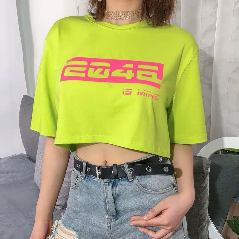 Áo croptop nữ tay lỡ , from rộng, freesize , thun cotton mềm mịn