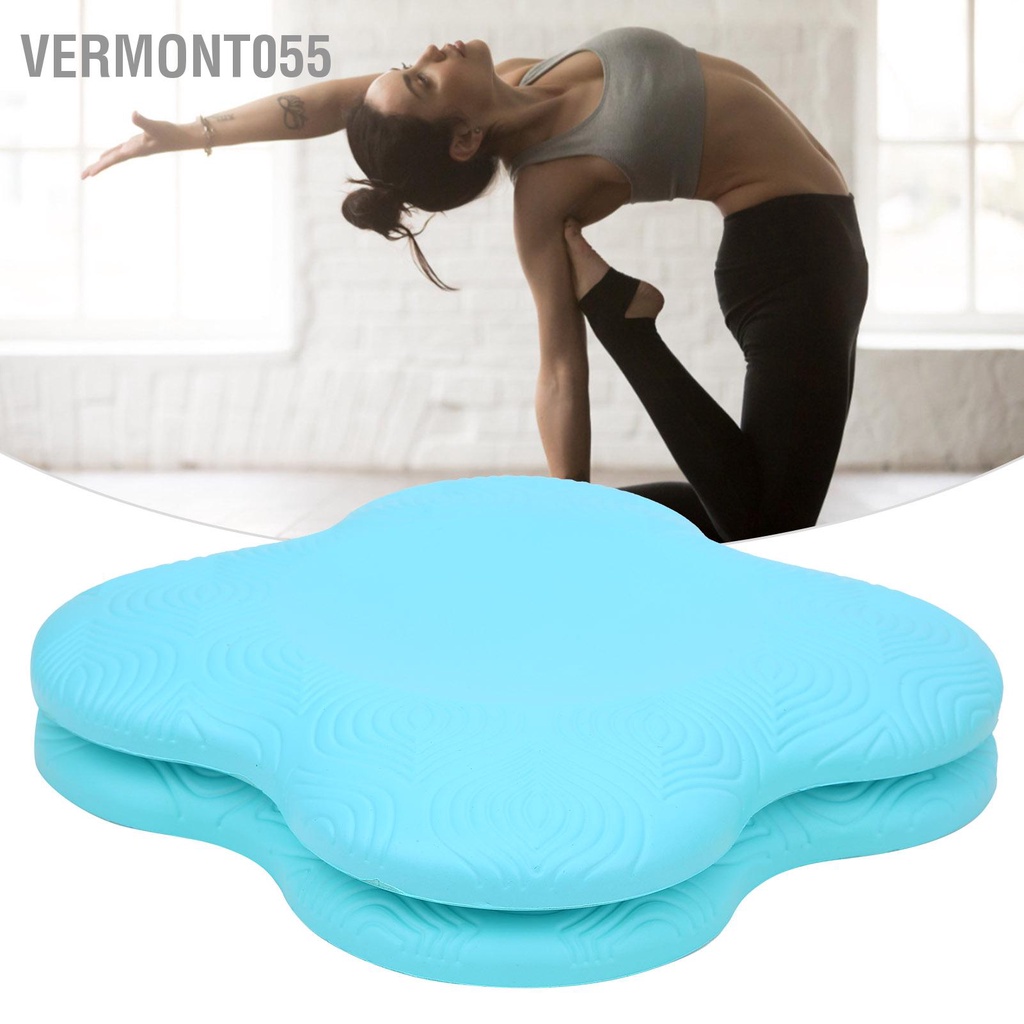 Vermont055 2 miếng đệm gối yoga hỗ trợ lót cổ tay bảo vệ khuỷu cho bài tập thể dục