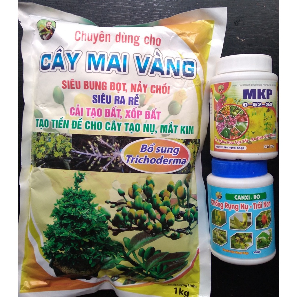 Phân bón mai ,tăng tỉ lệ đậu nụ bông cho hoa Mai (mai, ca, mkp) TOTT's fertilizer