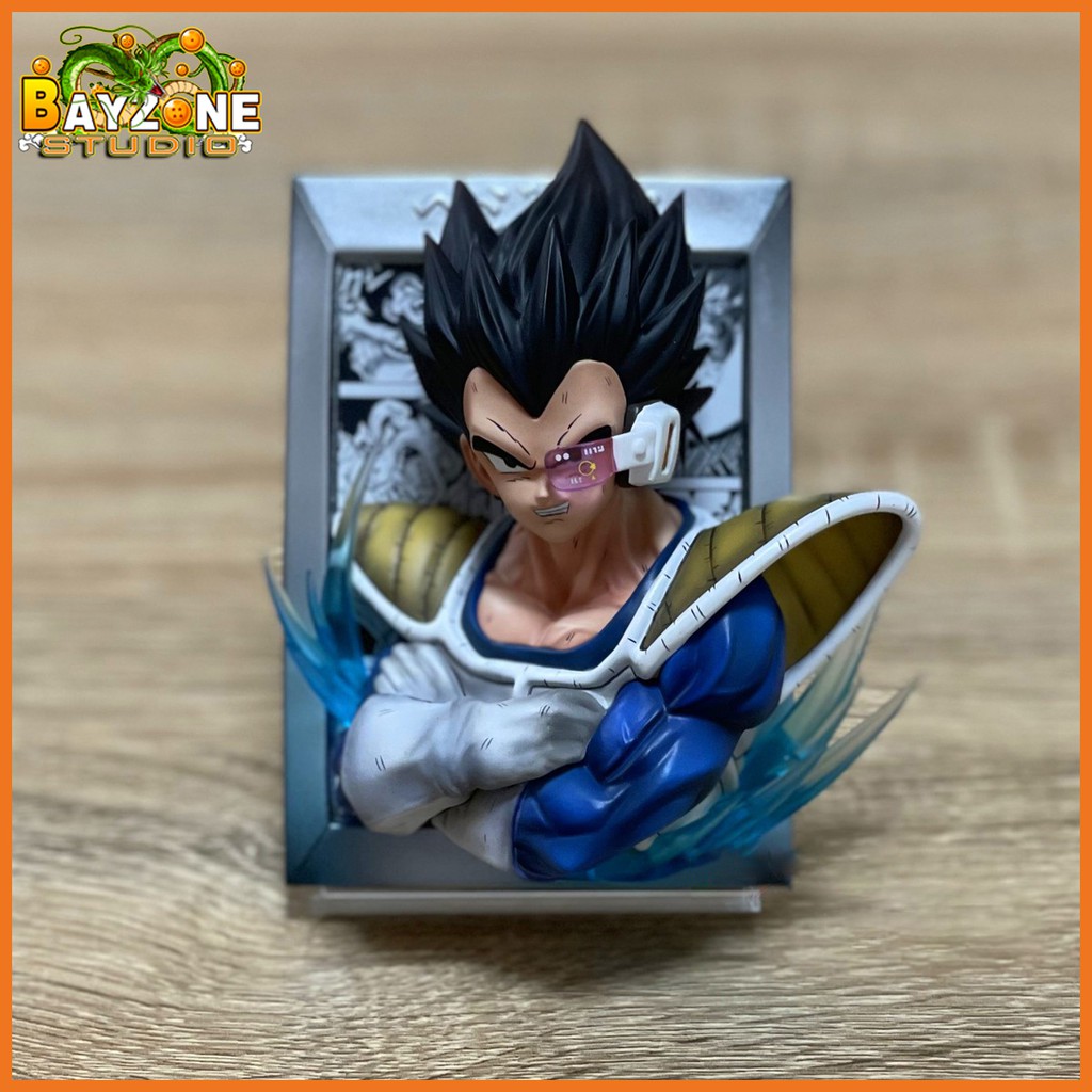 Mô hình tranh 3d songoku vegeta hàng mới siêu nét ( dragonball )