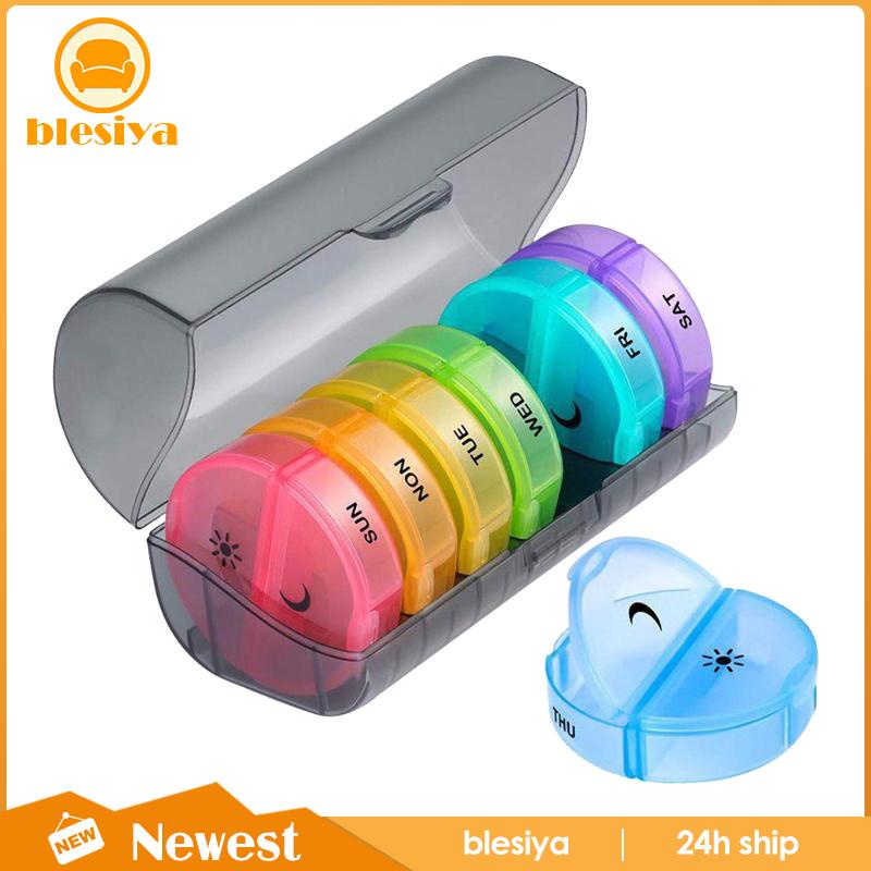 Hộp Đựng Thuốc Chia Hai Ngày 7 Ngày 2 Lần Cho Thuốc Uống