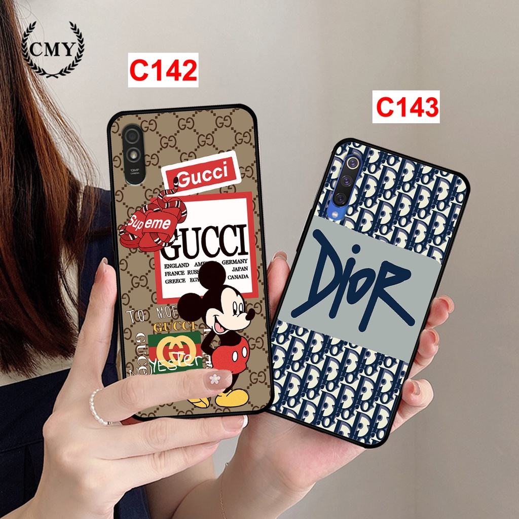 Ốp Redmi 9A - Xiaomi Mi 9 - Mi 9 SE in hình thương hiệu thời trang . ốp xiaomi redmi rẻ bền đẹp.