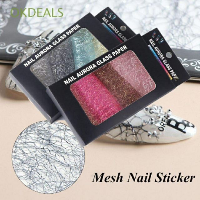 Ren lưới ẩn nail 4 màu / hộp