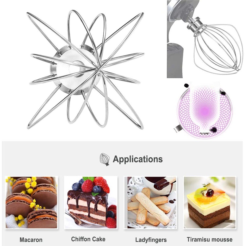 Máy Đánh Trứng Đầu Nghiêng Bằng Thép Không Gỉ K45WW An Toàn Cho Nhà Bếp