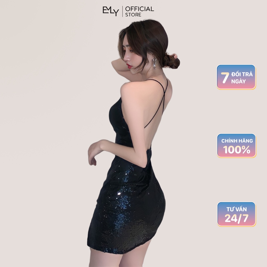 Đầm nữ dáng ôm hai dây mini Emilyshop