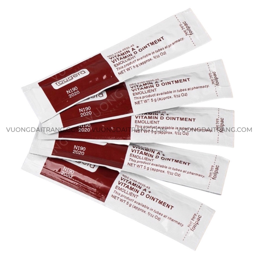 Dưỡng gói vitamin A + D dưỡng mày môi
