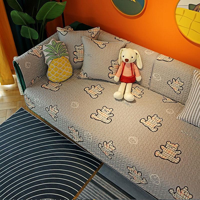 Đệm lót ghế sofa gỗ trơn chống trượt phong cách Bắc Âu hiện đại